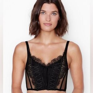 Victoria Secret Black Corest Top